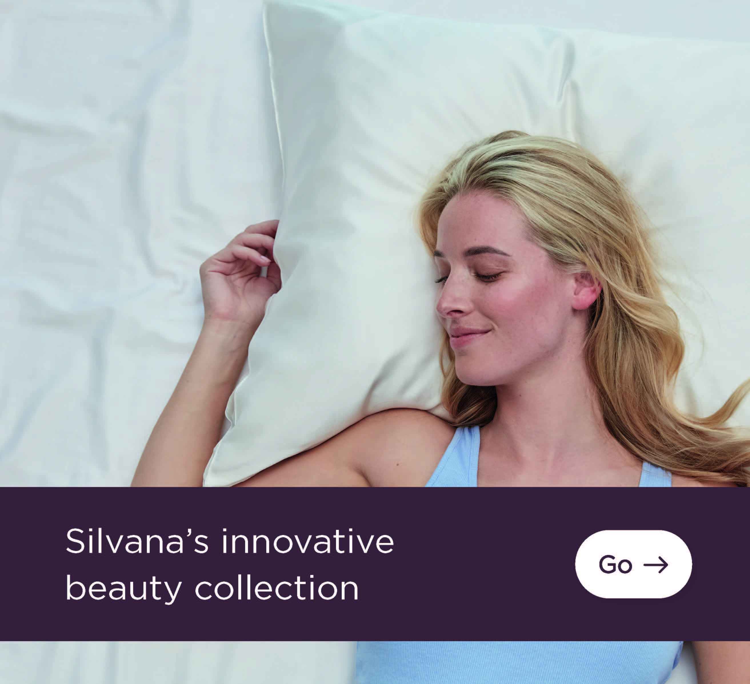 Website banner Silvana's innovative beauty collection